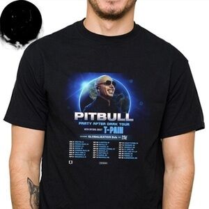 Pitbull Party After Dark Tour 2024 With Special Guest Concert Fan T-Shirt